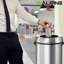 17 gallons Poubelle commerciale en acier inoxydable