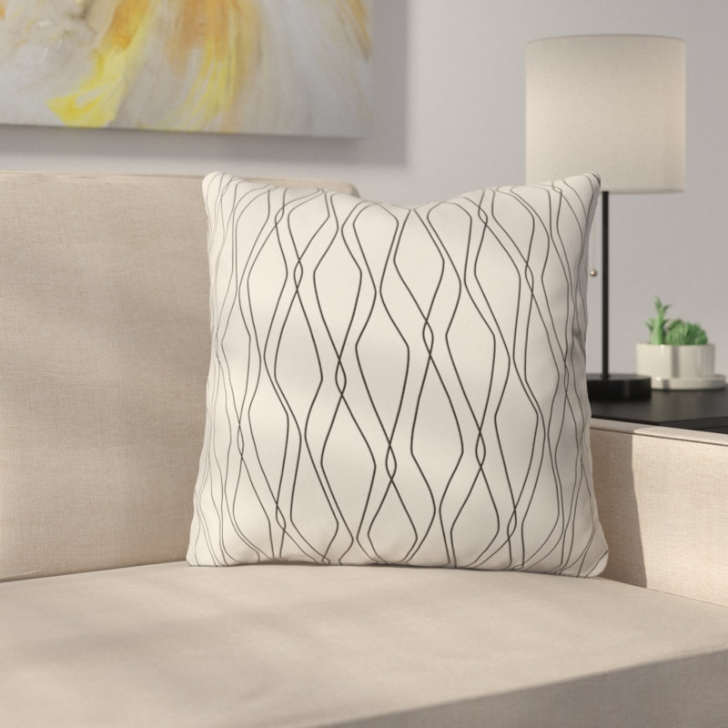 Coussin décoratif Fuge Stone, 16 po x 16 po