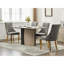 Chaise d'appoint en rayonne de chenille pour salle à manger en rayonne et tissu avec pieds en placage en acier inoxydable doré-753515816