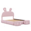 Lit plateforme tapissier avec lumière Lovely