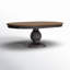 Americana Round 54'' Extendable Dining Table-1278095057