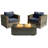 Lsi Fully Assembled 2 Person Seating Group With  Sunbrella Cushions And Rectangle Concrete Firepit-1314955785