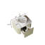 Meuble-lavabo mural moderne de 24 po avec bords arrondis, finition rayée et lavabo en céramique blanche pour des solutions de rangement élégantes-7325780-7325769