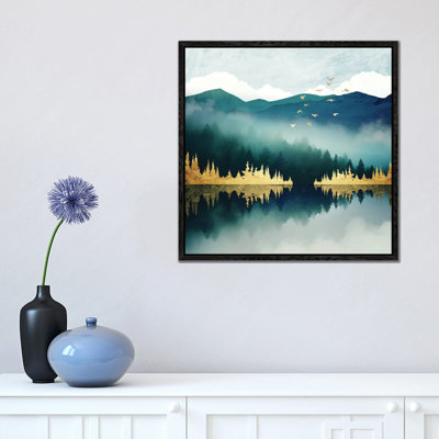 Mist Reflection 1 Piece Wall Art on Canvas