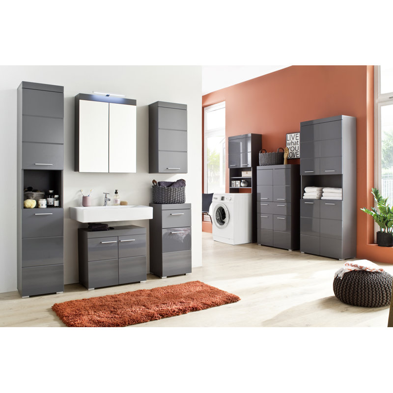 Marvlene Bathroom Storage, Grey