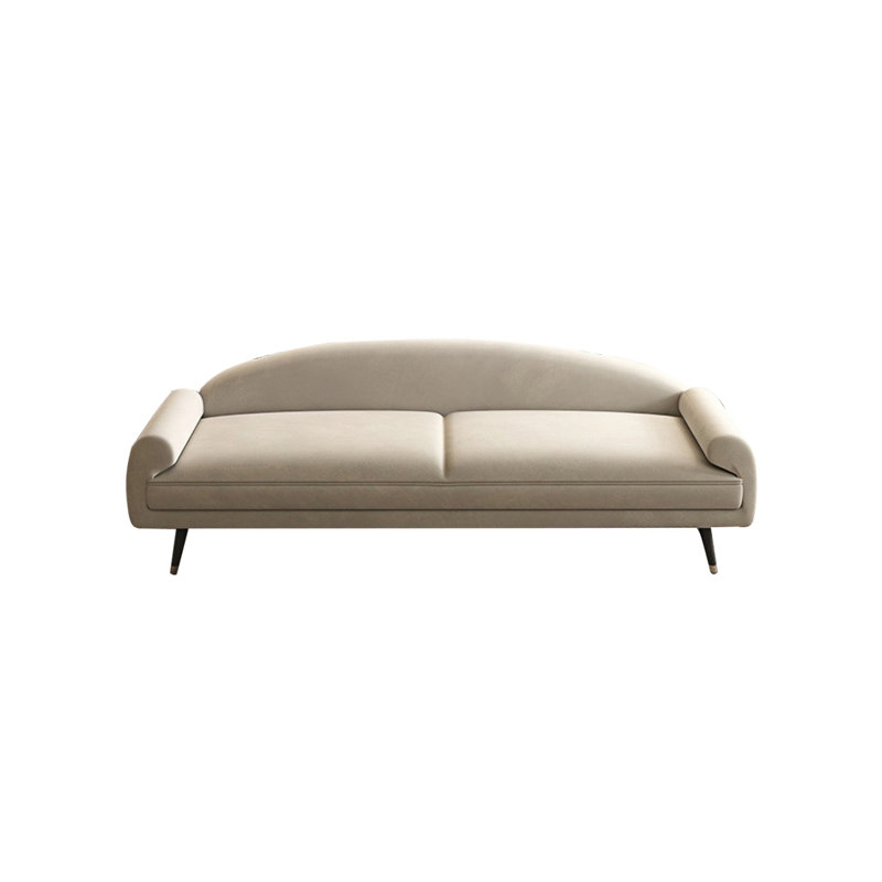 Banc rembourré Oriental Charm, H 21,65 po x l 70,86 po x P 19,68 po, Beige