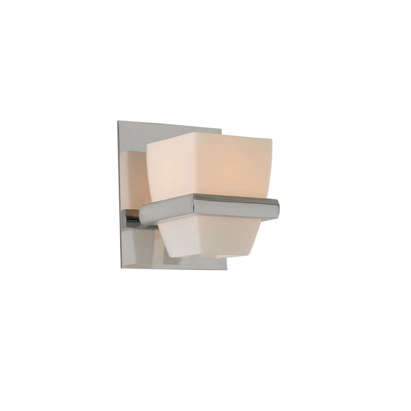 Applique murale de salle de bain Malibu 1 LT en chrome poli Kalco