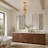 4-light Matte Gold Sputnik Semi-flush Mount Ceiling Light