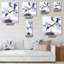 Horloge murale Cigognes dans le nid-1023485145