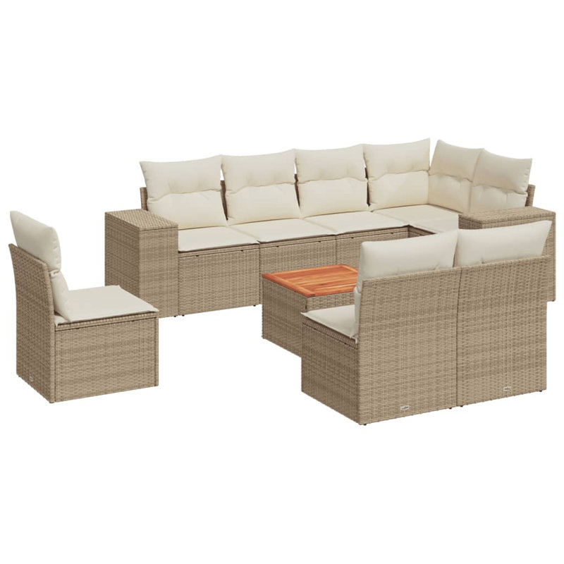 Vidaxl Garden Sofa Set Beige