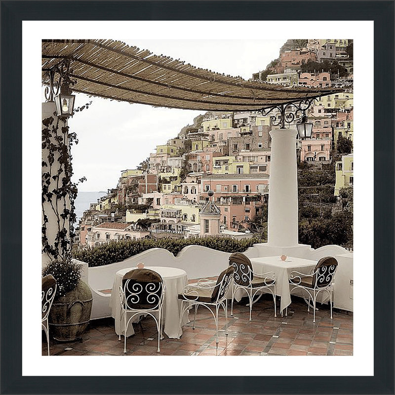 " Positano Caffe I ", 27.5" H x 27.5" W x 0.75" D