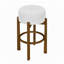 Ensemble de 2 tabourets de bar revêtus de bois d'hévéa massif l 19,5 po x P 19,5 po x H 30 po Vera-129940494-129940495