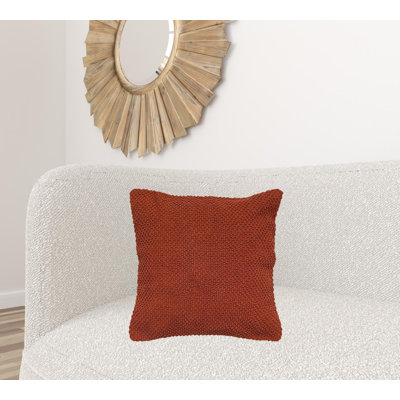 Housse de coussin carré en coton Mansel