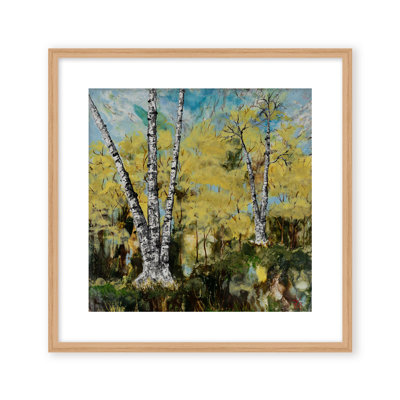 Nature Inspired "Rustic Birch" Canvas Wall Art By 