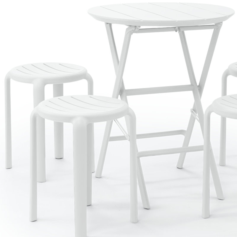 Ensemble de bistro Centreville pour 4 personnes, Blanc