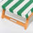 Club Chair - Teak - Crew Canyon Green Stripe-269418255
