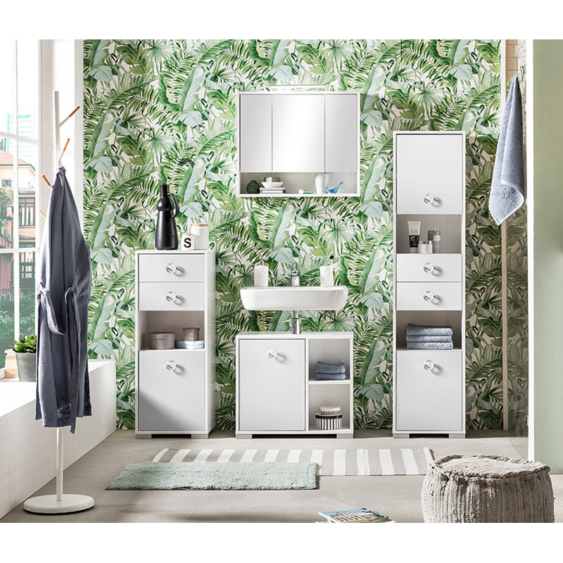 70 cm x 65.6 cm Kimi Mirror Cabinet with Lighting