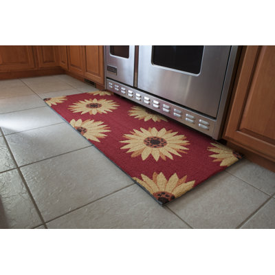 Axel Non-Slip Floral Indoor Doormat
