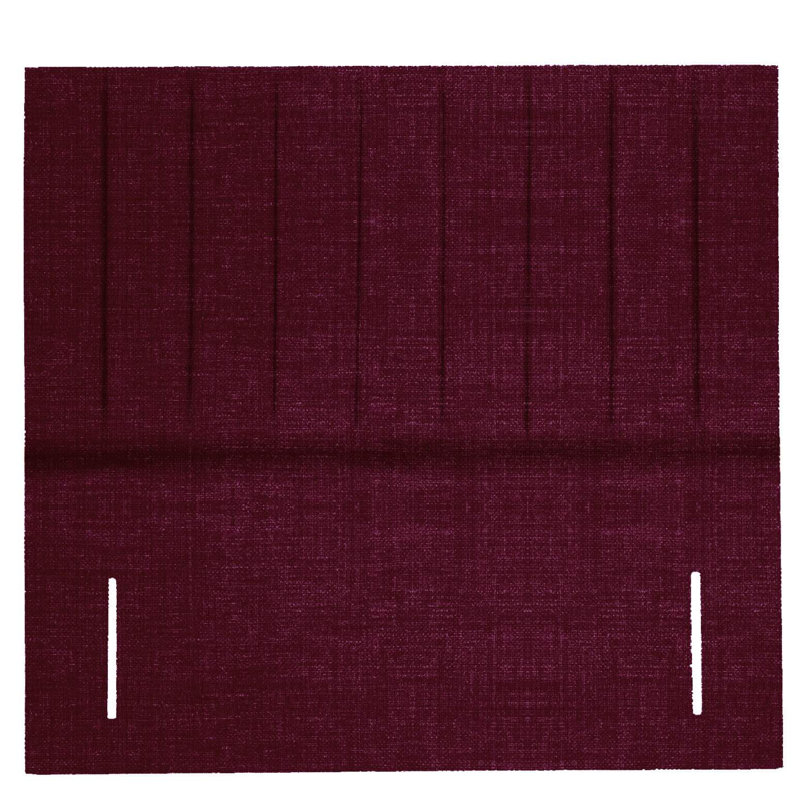 Marita Upholstered Headboard, Super King (6'), Plum, 100% Linen