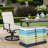 Outdoor High Back Dining Chair Cushion Set-948258165-949640588