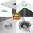 Sarlai 19'' W Single Bowl Stainless Steel Undermount Kitchen Sink 0