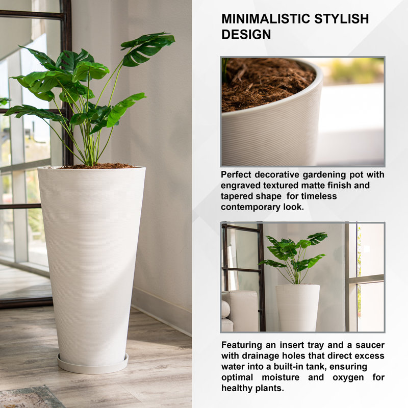 Pot Planter, White