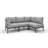 Metal 4-Person Patio Set, Outdoor Patio Furniture Set with 6'' Olefin Cushions-1892435687