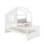 Lit simple avec canapé et tablette-462234201