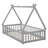 Tent-Shaped Floor Bed
