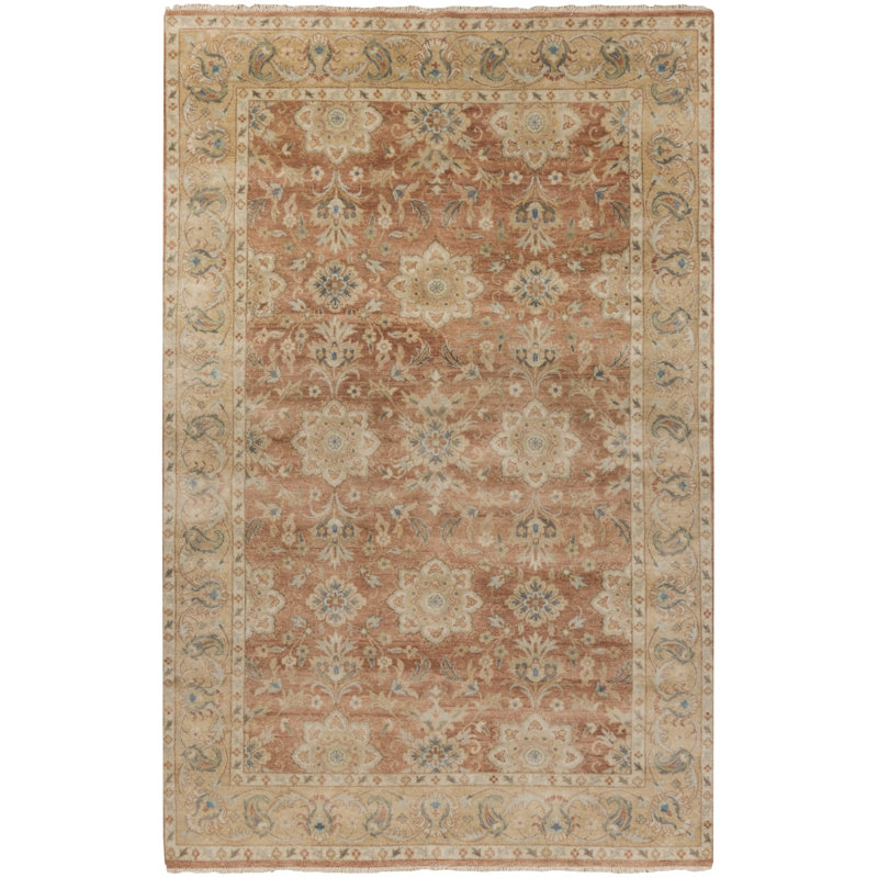 Otoole Wool Oriental Indoor Rug, Rectangle 5'6" x 8'6"
