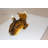 Eile Squat cat Bronze Statue -  Size: 12"L x 6"W x 9"H.