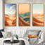 «Desert Dunes», 3 pièces sur toile-667905029-667905028