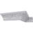 1 7/8"H x 2"P x 2 7/8"F x 94 1/2"L Running Rose Crown Moulding