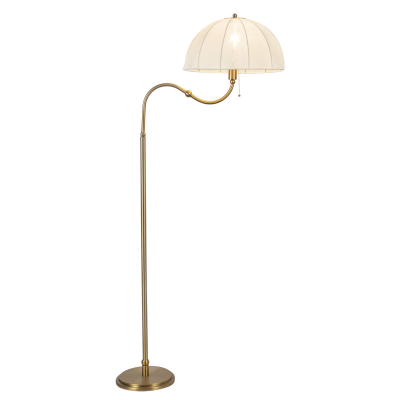 Lampe sur pied 68 po Tuscany, Or brossé