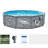 Summer Waves Round Frame Set Pool 30 H x 8 W x 8 L , with Pump Included