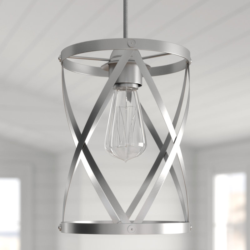 Gingerich 1 - Light Single Pendant, Brushed Nickel