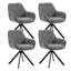 59cm Wide Upholstered Metal Side Chair (Set of 4)-1840795262