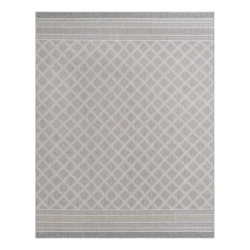 Indoor/Outdoor Trellis Area Rug, Rectangle 7'10" x 10'