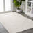 Asala Solid Low-Pile Ivory Rug-368957738