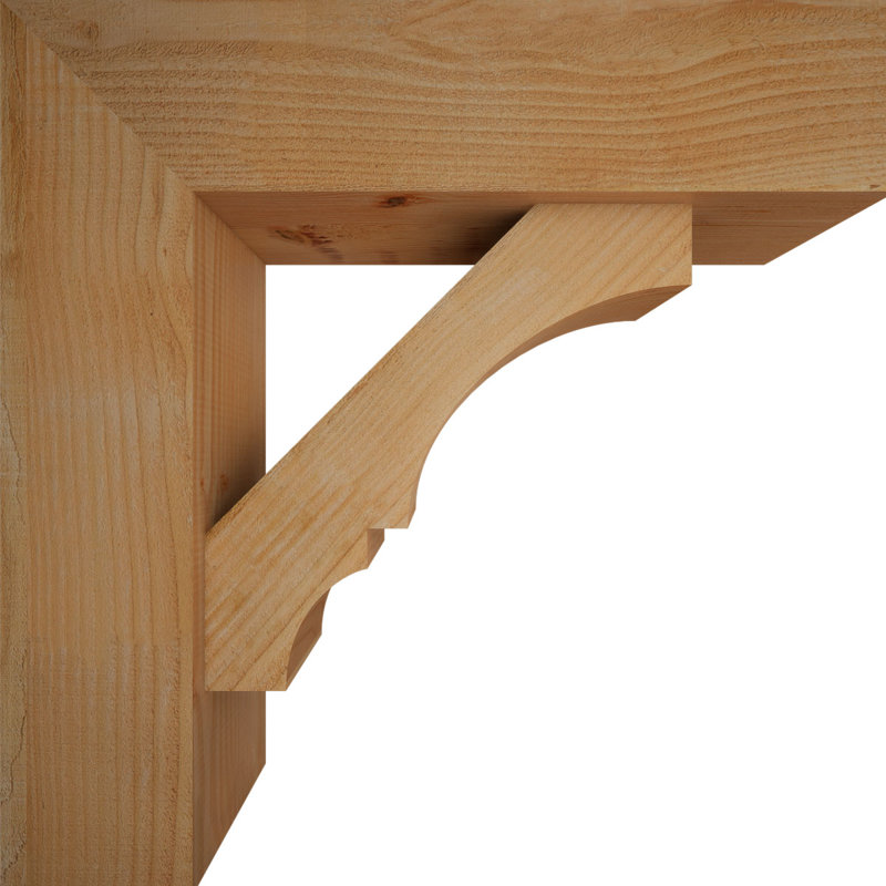 Support de bloc Balboa avec entretoise décalée, 28 po x 28 po, Sapin Douglas de l 8 po (scié brut)