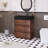 Satonia 29.9'' Single Bathroom Vanity with Solid Surface Top-1038939145-1038939159