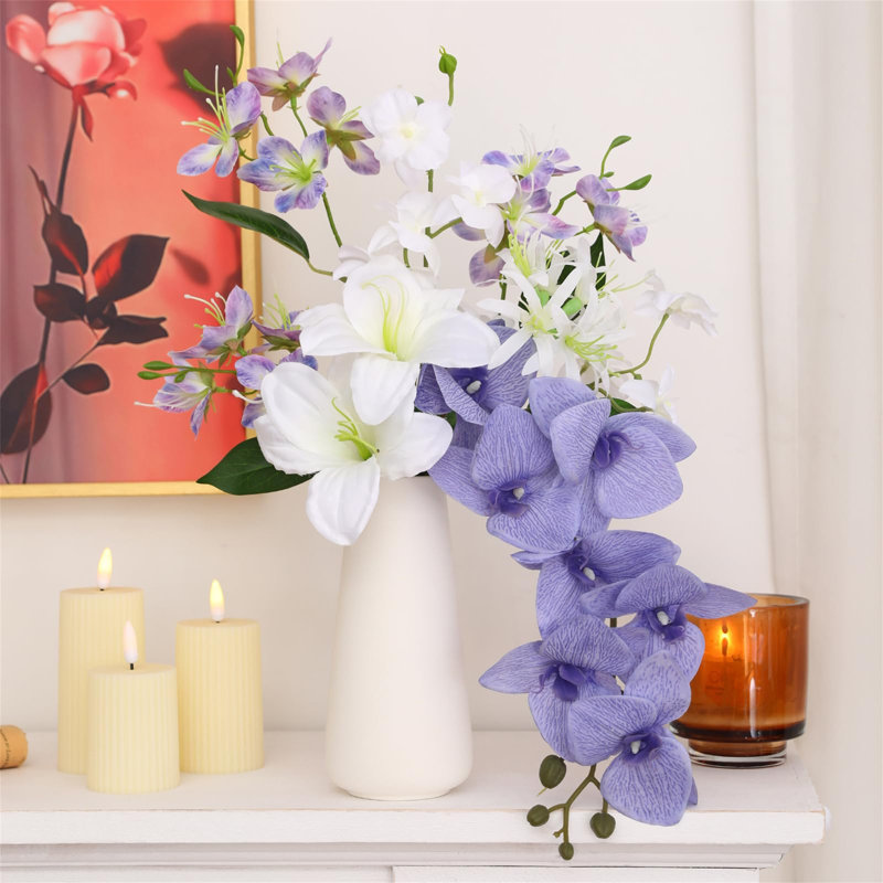 Arrangement in Vase, Purple