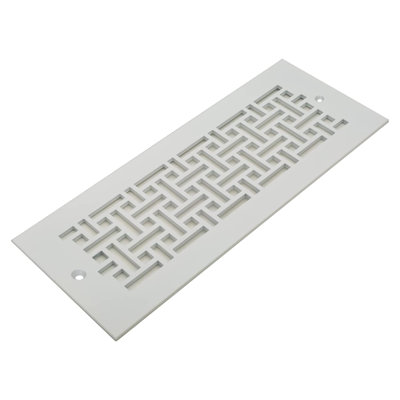 Reggio Register Basketweave Vent Cover Grilles With Mounting Holes Features a Underside Lip