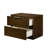 Milano 2 Drawer Walnut Nightstand-1402348219