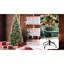 Arbre de Noël de 8 pi équipé de 600 lumières à DEL blanc chaud, 2850 branches enneigées de Pe +, baies rouges réalistes, pin pour une ambiance festive décorée par un charme saisonnier