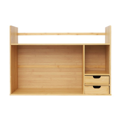 11.8” H Bamboo Desktop Bookshelf