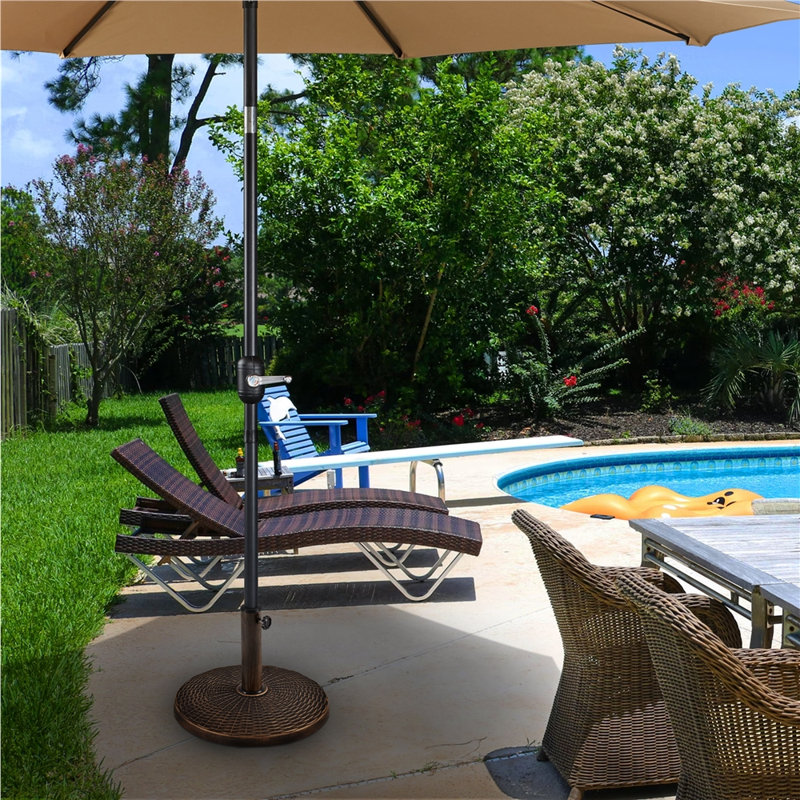 10kg Resin Free Standing Umbrella Base, Bronze