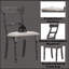 Ensemble de 2 chaises d'appoint Leventis