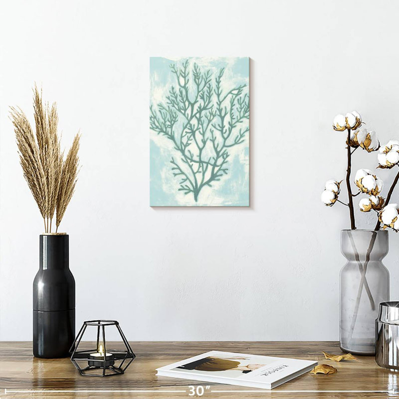Brampt Living Teal I, 12" H x 8" W