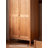 Simple and Modern Solid Wood Small Wardrobe